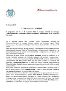 Anteprima comunicato stampa edizione gennaio 2026